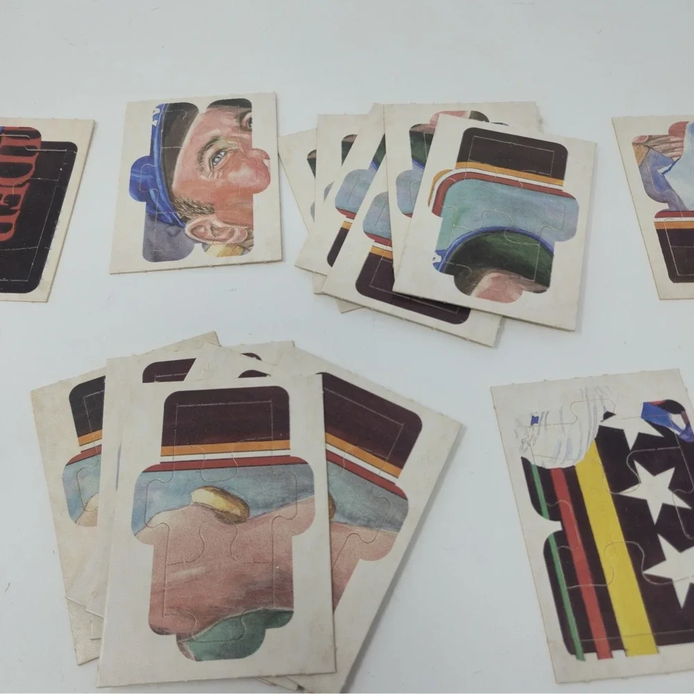 1984 Donruss Diamond King Duke Snider Puzzle Lot - Partial Set - Assorted Dupes